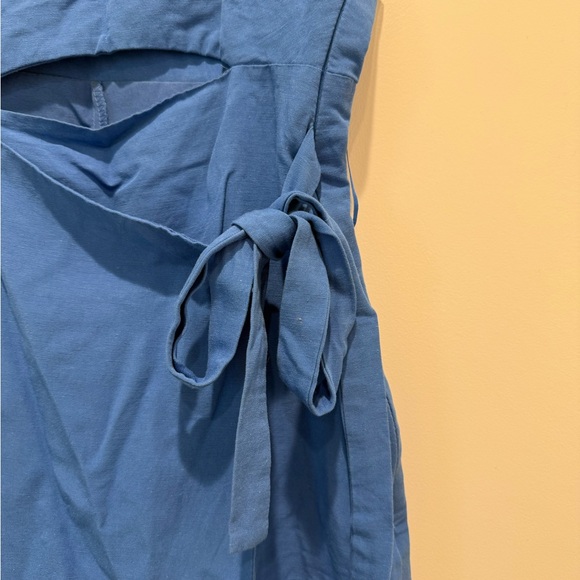 Zara Blue Mini Dress Skort XS - Picture 7 of 10